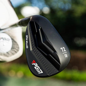 PGM Left Handed Wedge CNC milled grooves on varied lies for spin.
