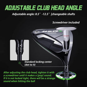 PGM 4H hybrid graphite shaft highlighting light swing feel