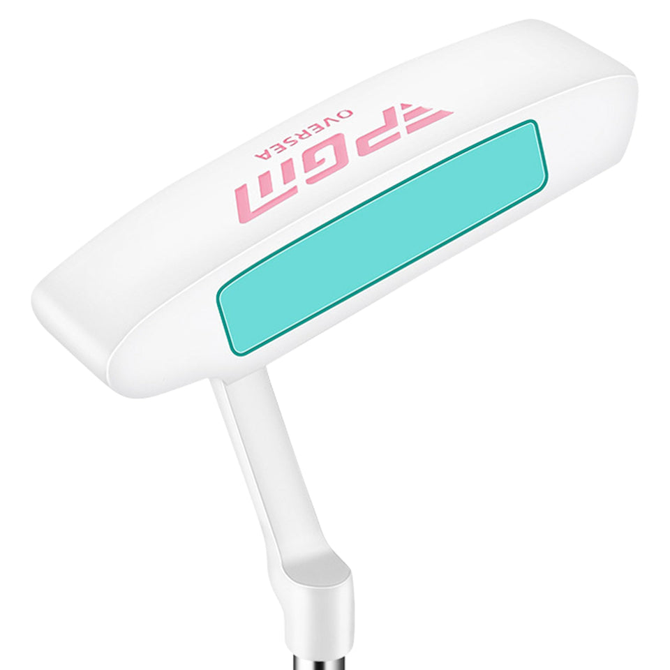 PGM Oversea putter with white aiming line for precise alignment on the green