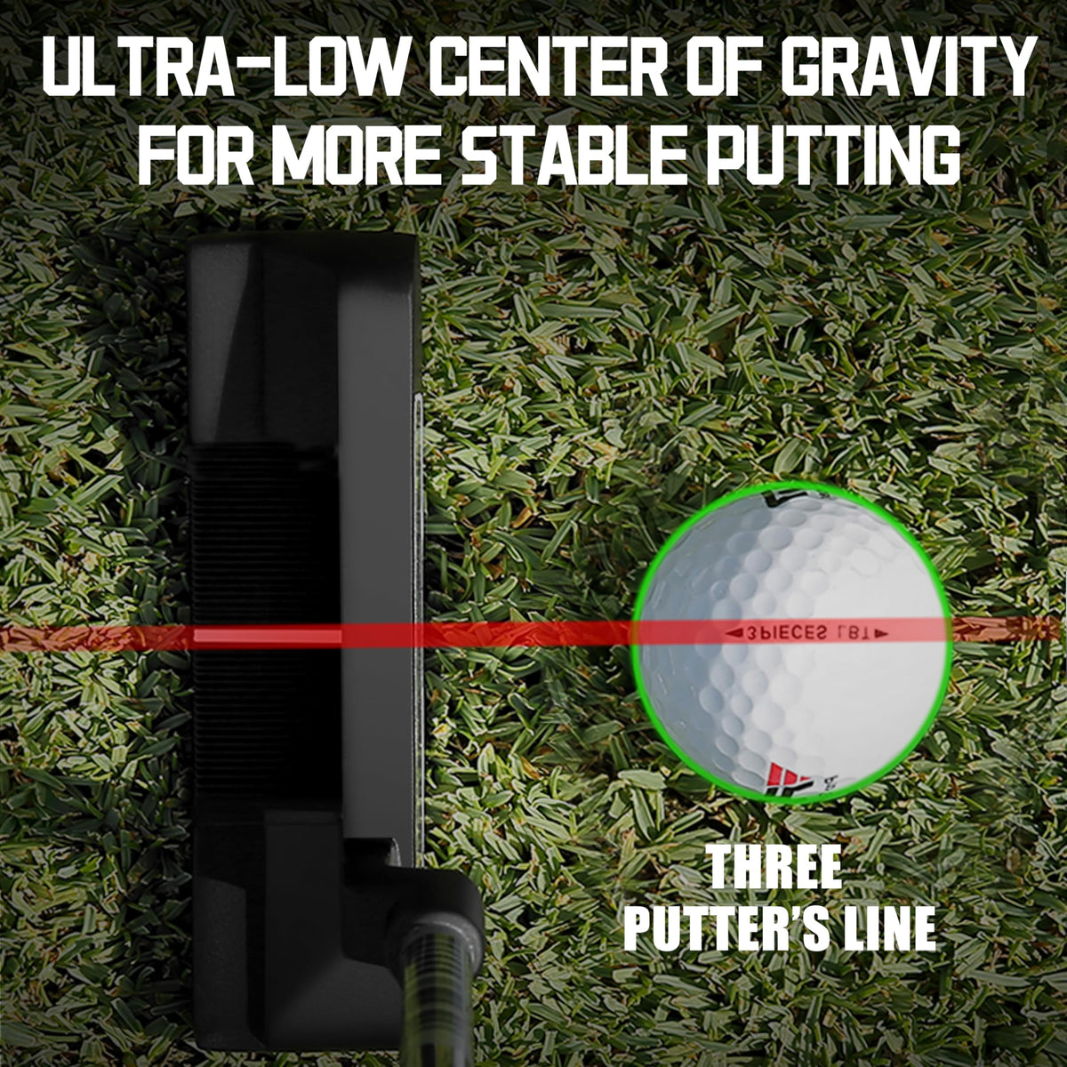 PGM Oversea beginner-friendly blade putter encourages confident practice and steady progress.