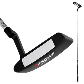 PGM Oversea left-handed blade putter with 34-inch shaft for precise alignment on greens.