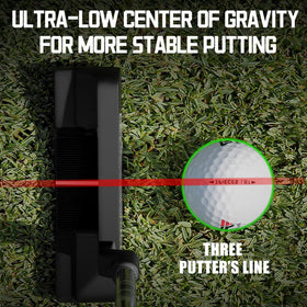PGM Oversea grooved face promotes forgiving contact