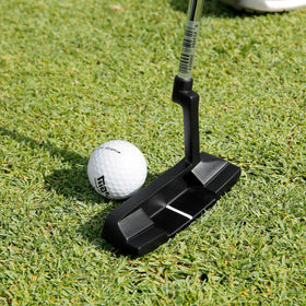 PGM Oversea golf putter built from durable zinc alloy for lasting performance.