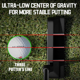 PGM Oversea putter right-handed model for natural setup and stroke.