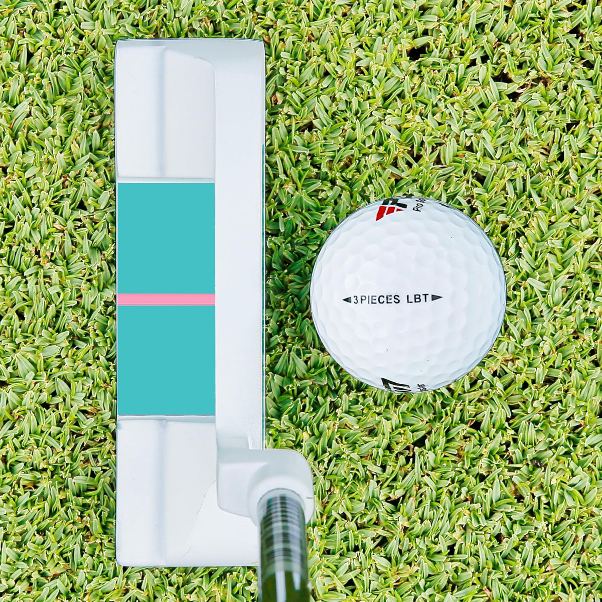 PGM Oversea women's golf putter in the collection complements on course play