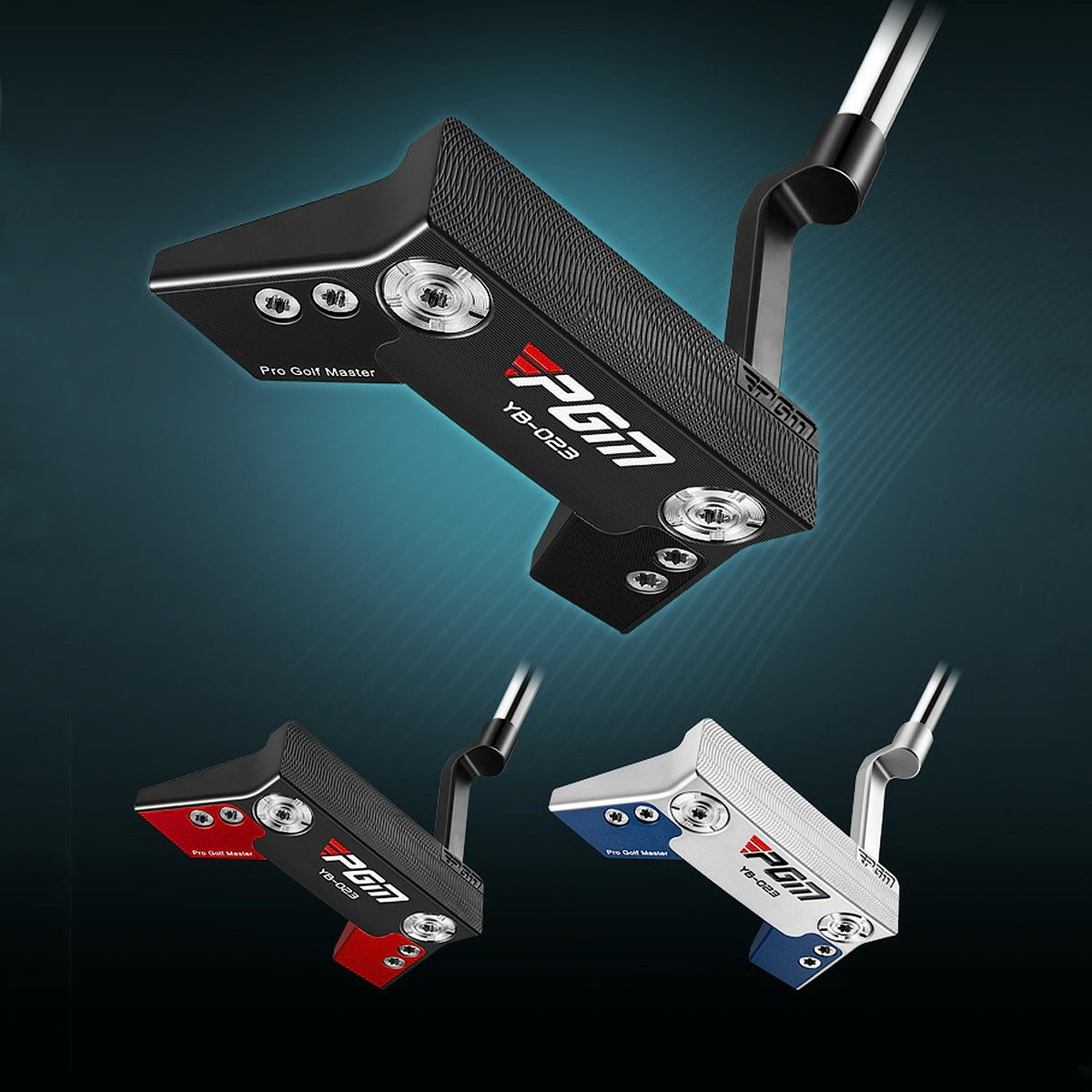 PGM putter with aerospace aluminum construction for lightweight durability