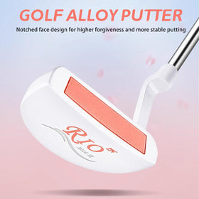PGM putter face grooves promote smooth roll and stable trajectory.