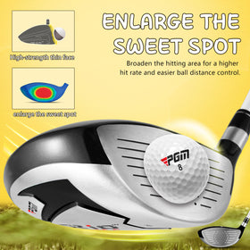 PGM putter with sighting line helps alignment for smoother, more consistent putts