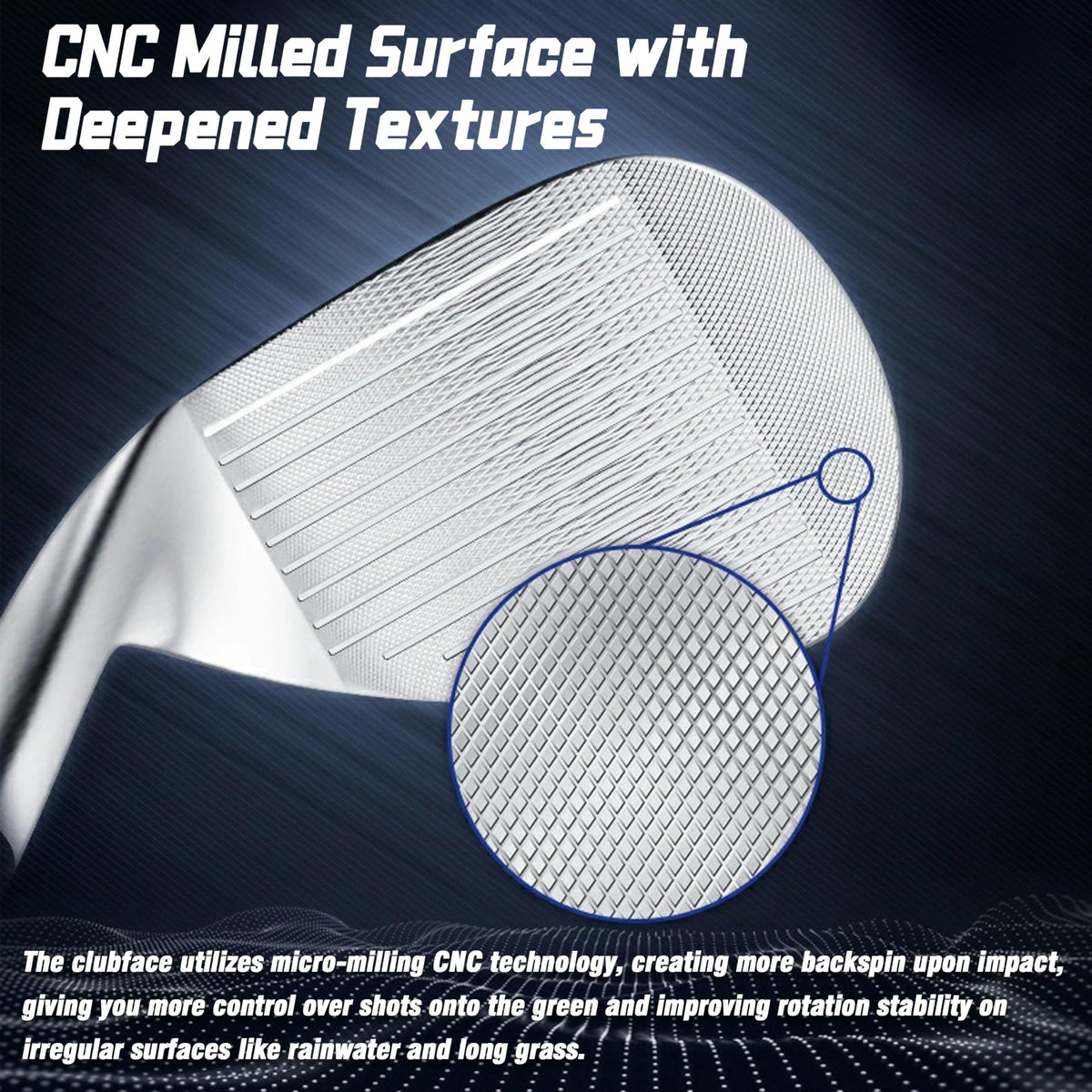 PGM Right Handed Wedge sectional shaft improves shot stability