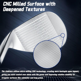PGM Right Handed Wedge sectional shaft improves shot stability