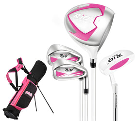 PGM Rio junior driver promotes smoother swings with forgiving distance for new players.