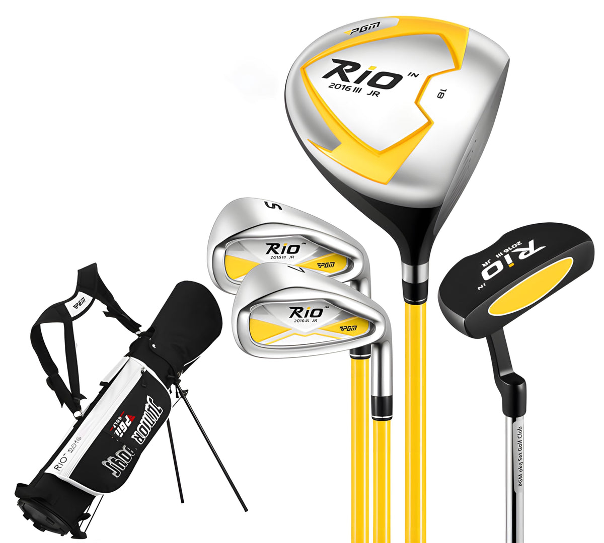 PGM Rio Junior Driver for right-handed kids promotes easier swing and smoother contact.