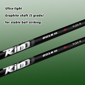 PGM Rio 7 Iron anti-slip grip enhances control in various weather conditions.