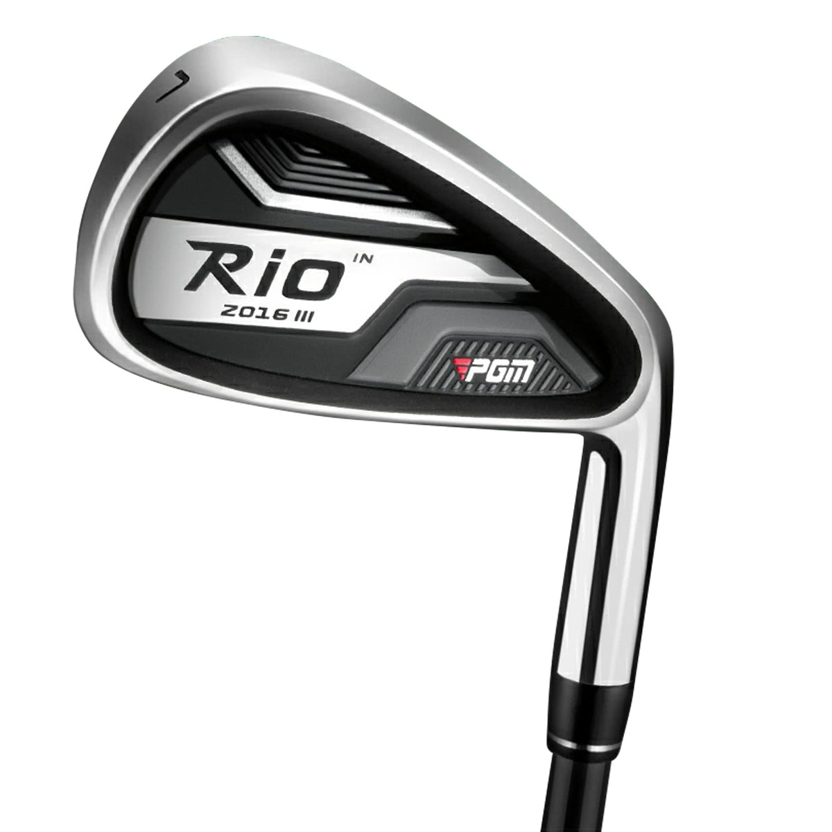 PGM Rio 7 Iron ultra-low center of gravity boosts smoother launches and stability.