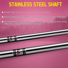 PGM stainless steel head delivers crisp impact feedback.