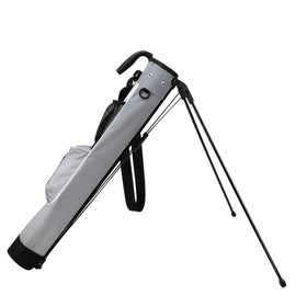 PGM Sunday Golf Bag with Stand, stable base for quick club access.