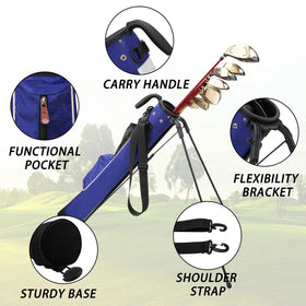 PGM Sunday Golf Bag highlights ultra-lightweight design for easy carrying.