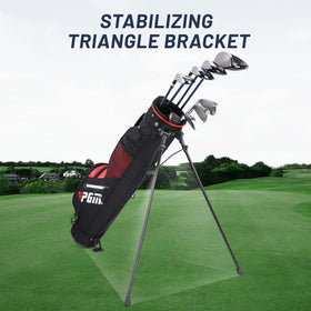 PGM Sunday stand bag cooler pouch demonstrates on-the-go hydration for warm practice days