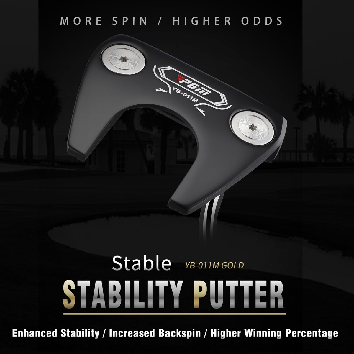 PGM TUG024 right-handed men's design fits standard setups.