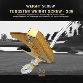 PGM TUG024 tungsten counterweight 34 g enhances on-green stability.