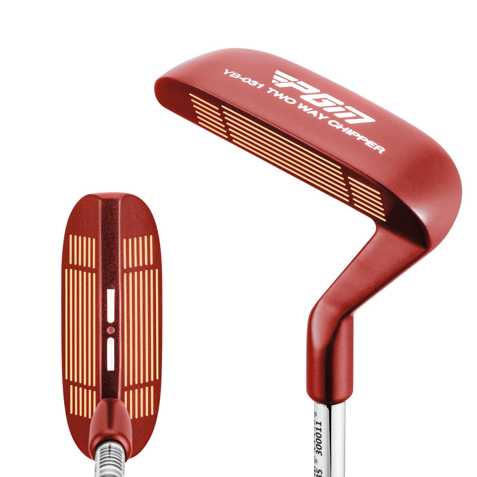 PGM two-way chipper 36° head for versatile around-the-green shots.