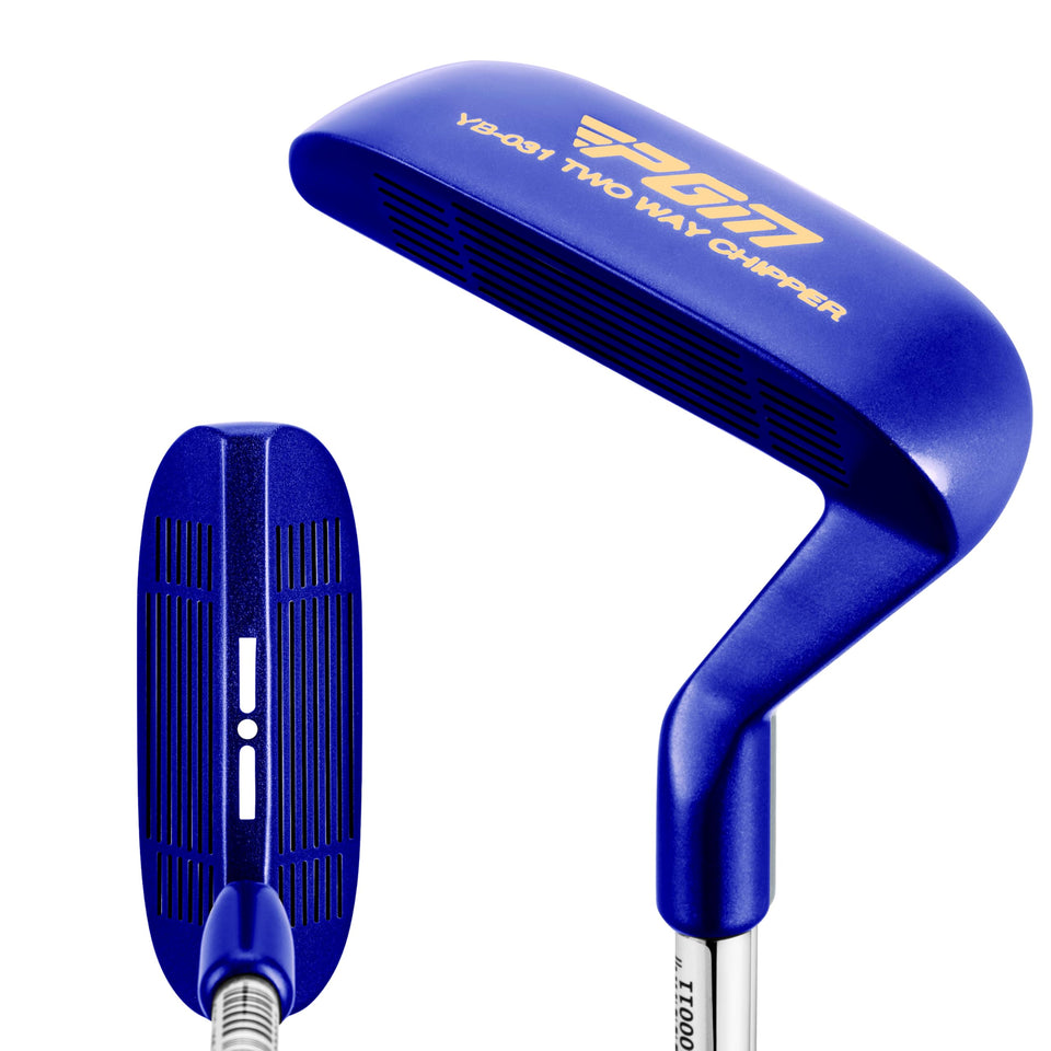 PGM two-way chipper head with 36° loft for versatile around-green control.