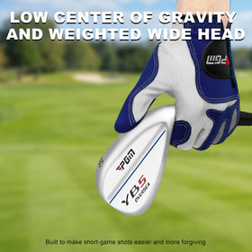PGM anti-slip rubber grip offers secure feel in all conditions.