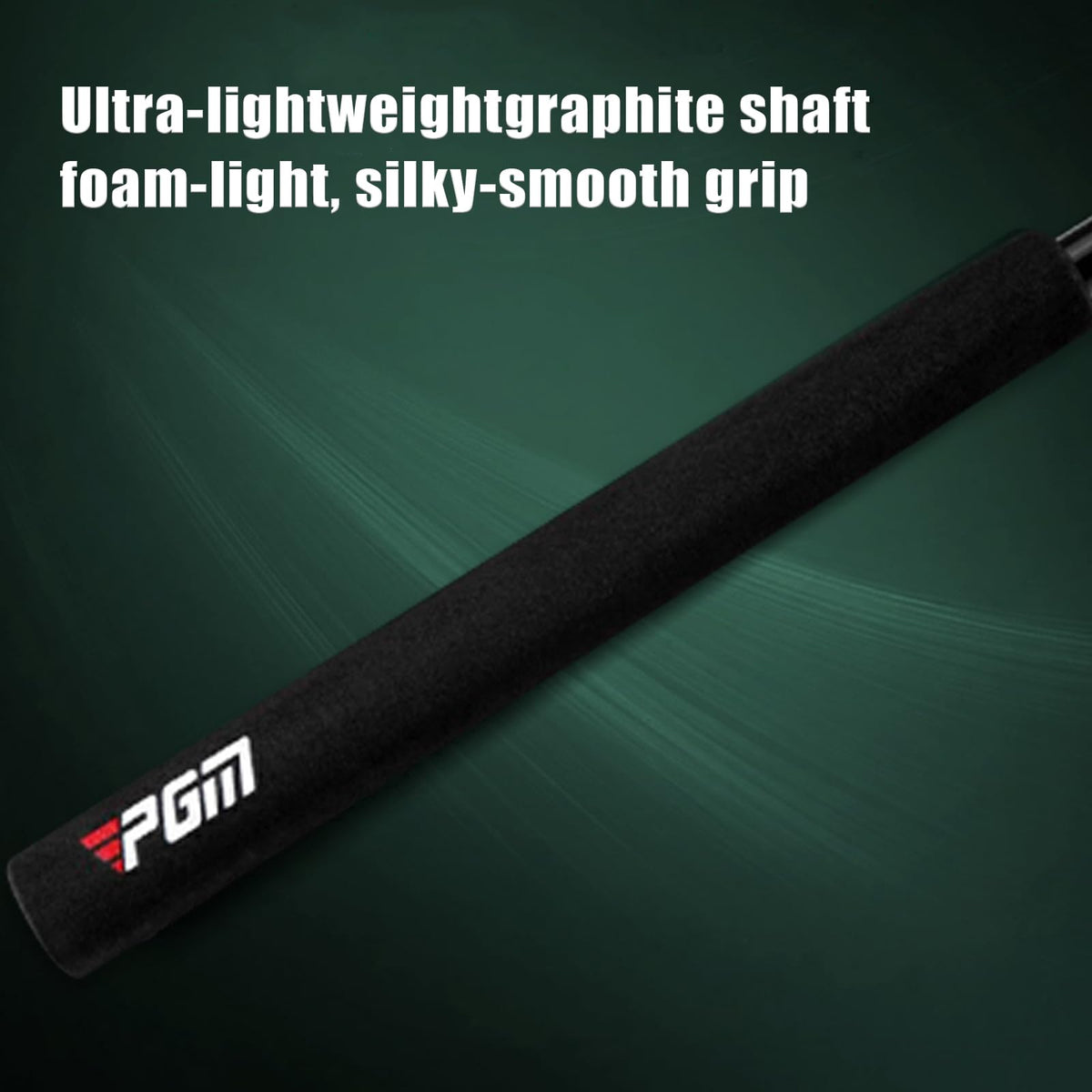 PGM Weighted Putter anti-slip grip offers secure hold during strokes.