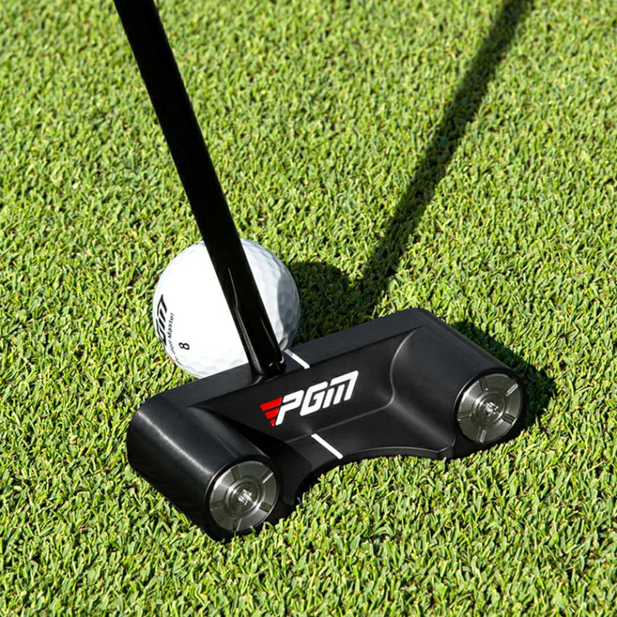 PGM Weighted Putter sight line aids repeatable alignment.