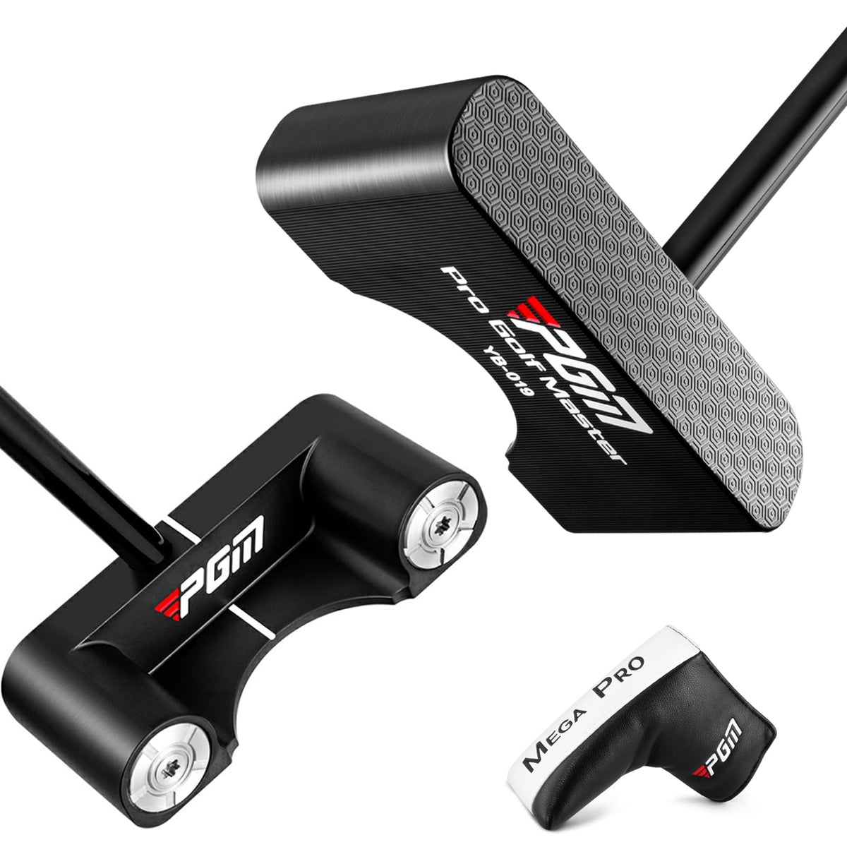PGM Weighted Putter stand-alignment helps you aim accurately on greens.