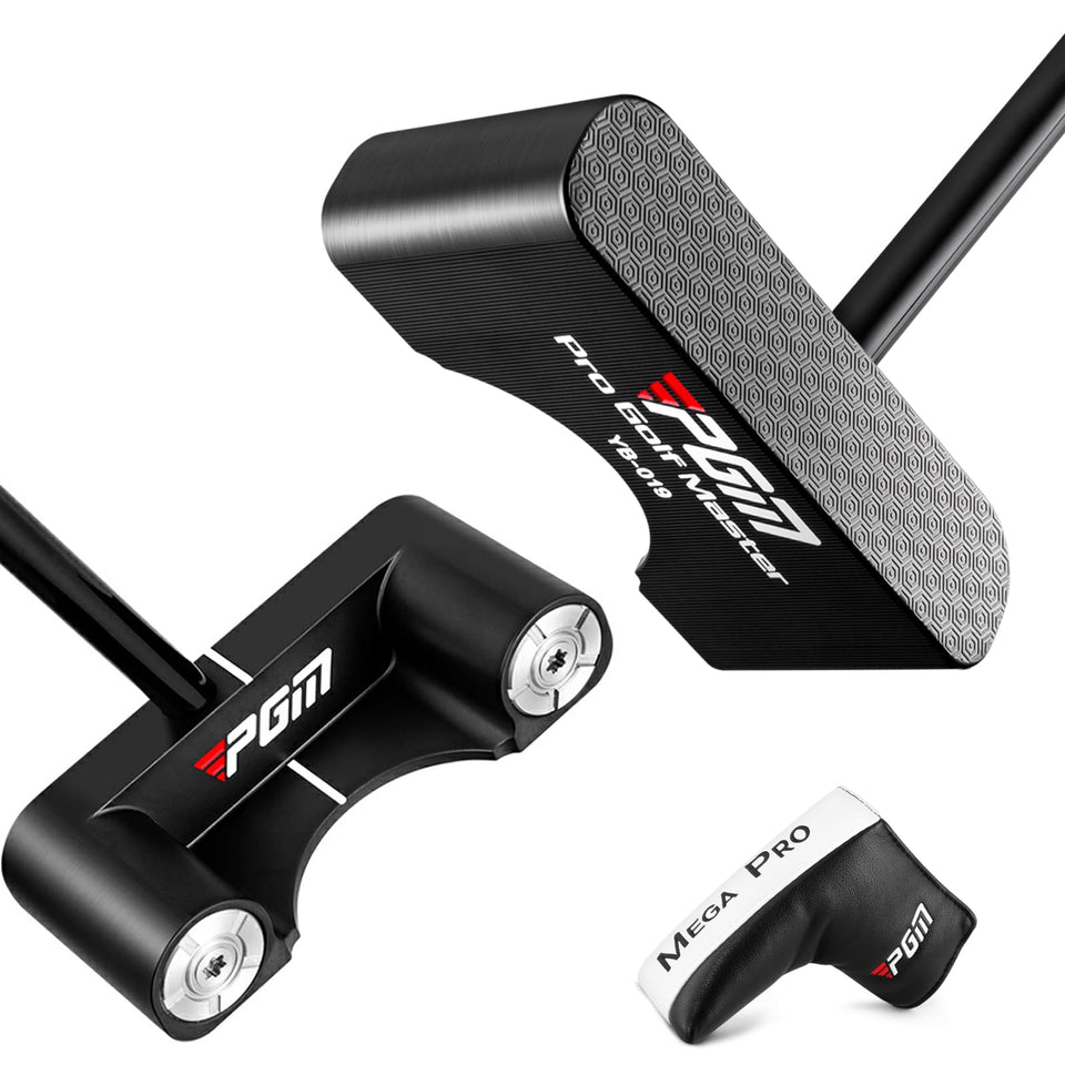 PGM Weighted Putter stand-alignment helps you aim accurately on greens.