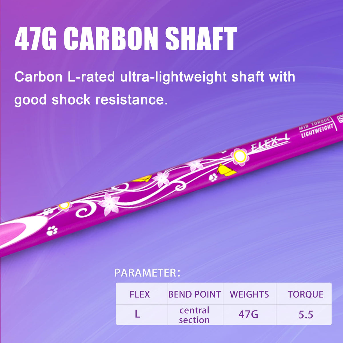 PGM Women's Golf Iron PW weight distribution detail highlights balanced feel during swings