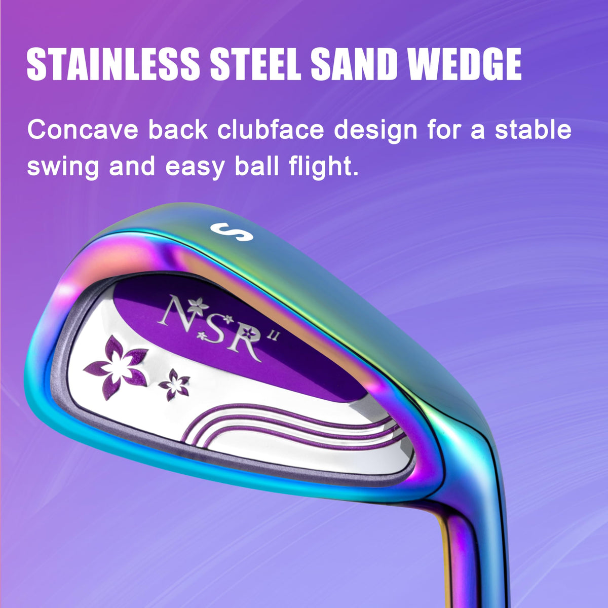 Versatile for practice or competition rounds with the PGM SW iron.