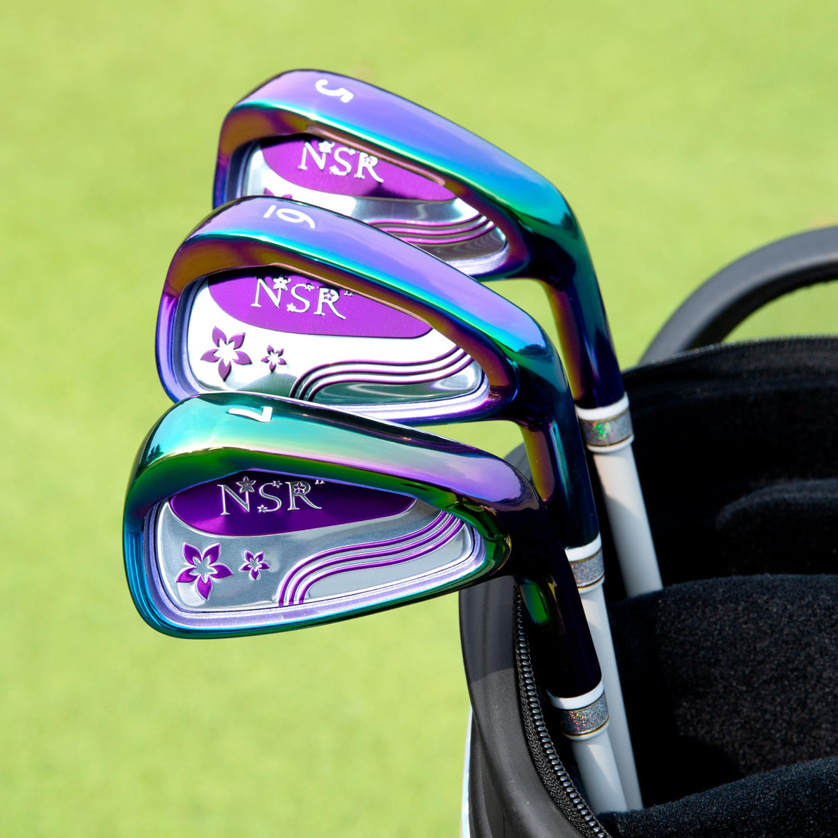 Sleek, modern finish on the PGM SW iron for a stylish look on course.