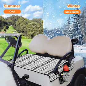 Keeps seats clean and presents a neat golf cart interior