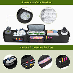 PGmoon front basket with cooling section demonstrates beverage cooling on hot rounds.