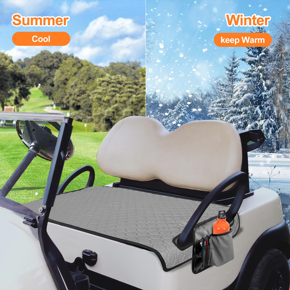 PGmoon seat towel is easy to remove and clean after rounds.