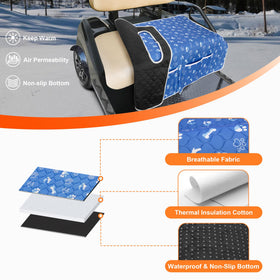 PGmoon seat blanket with front pockets keeps essentials accessible.