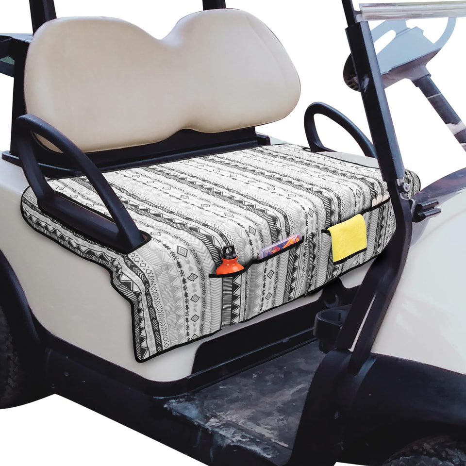 PGmoon golf cart seat cover universal fit protects seats against wear and weather