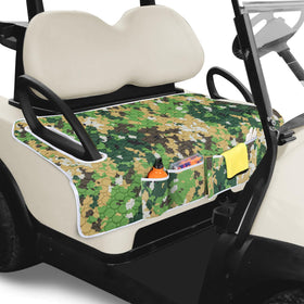 PGmoon golf cart seat cover with universal fit protects and refreshes seats