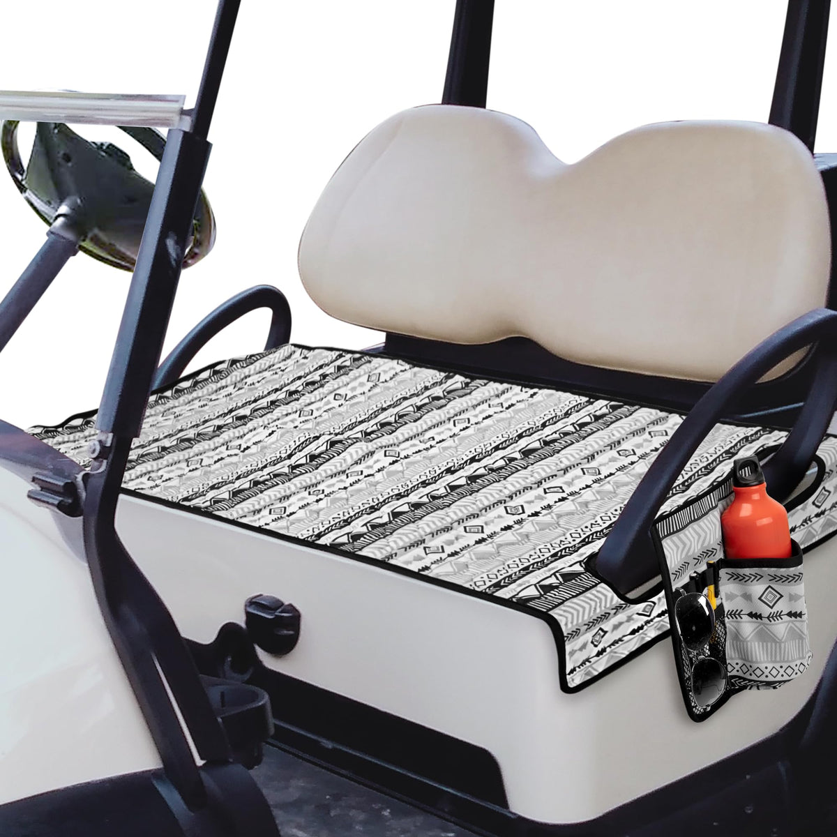 PGmoon golf cart seat covers fit EZGO, Club Car, Yamaha seats
