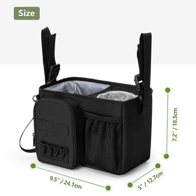 PGmoon inner mesh pockets organize balls and small accessories neatly.