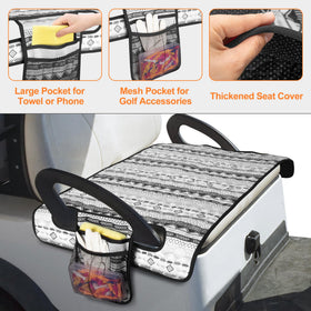 Universal installation for most two-person golf carts