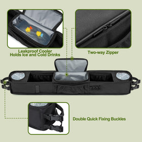 PGmoon side insulated cup holders keep drinks secure during play.