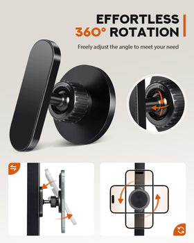 PHCOHIDO all-metal body delivers durable support without blocking cameras or buttons.