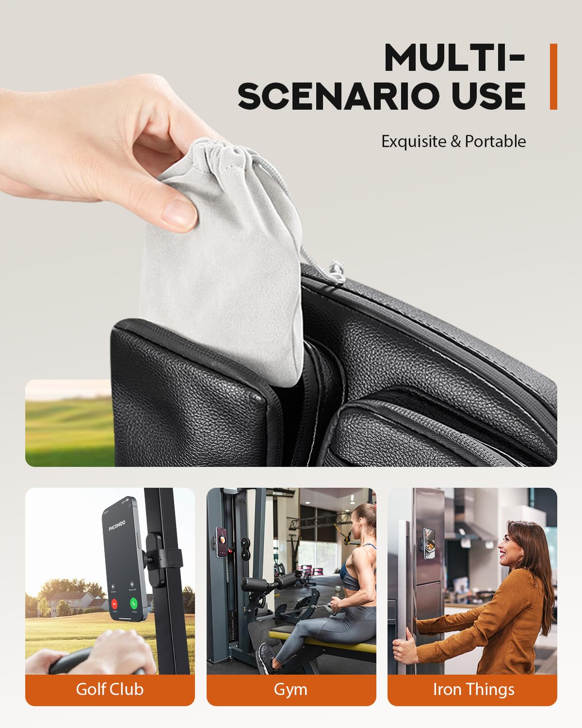 PHCOHIDO gift-ready design fits golf carts and other metal surfaces.