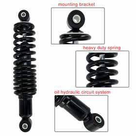 Phoddar coil spring assembly detail shows heavy-duty support for rear axle