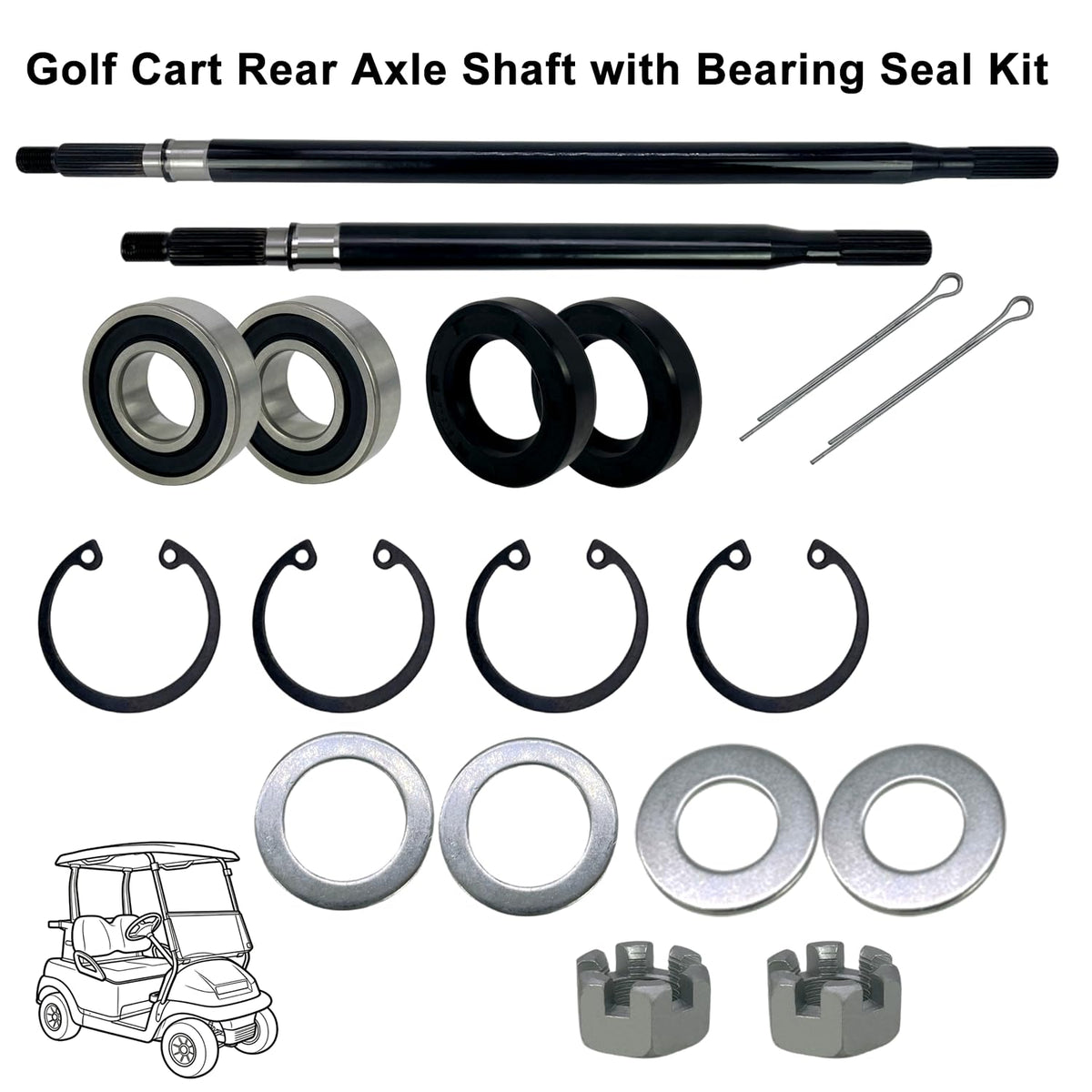 Phoddar EZGO RXV heat-treated steel component close-up