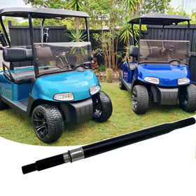 One-piece axle shaft design reduces vibration for a smoother ride