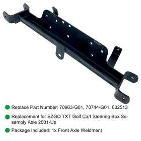 Includes 1 weldment and mounting hardware for easy setup.
